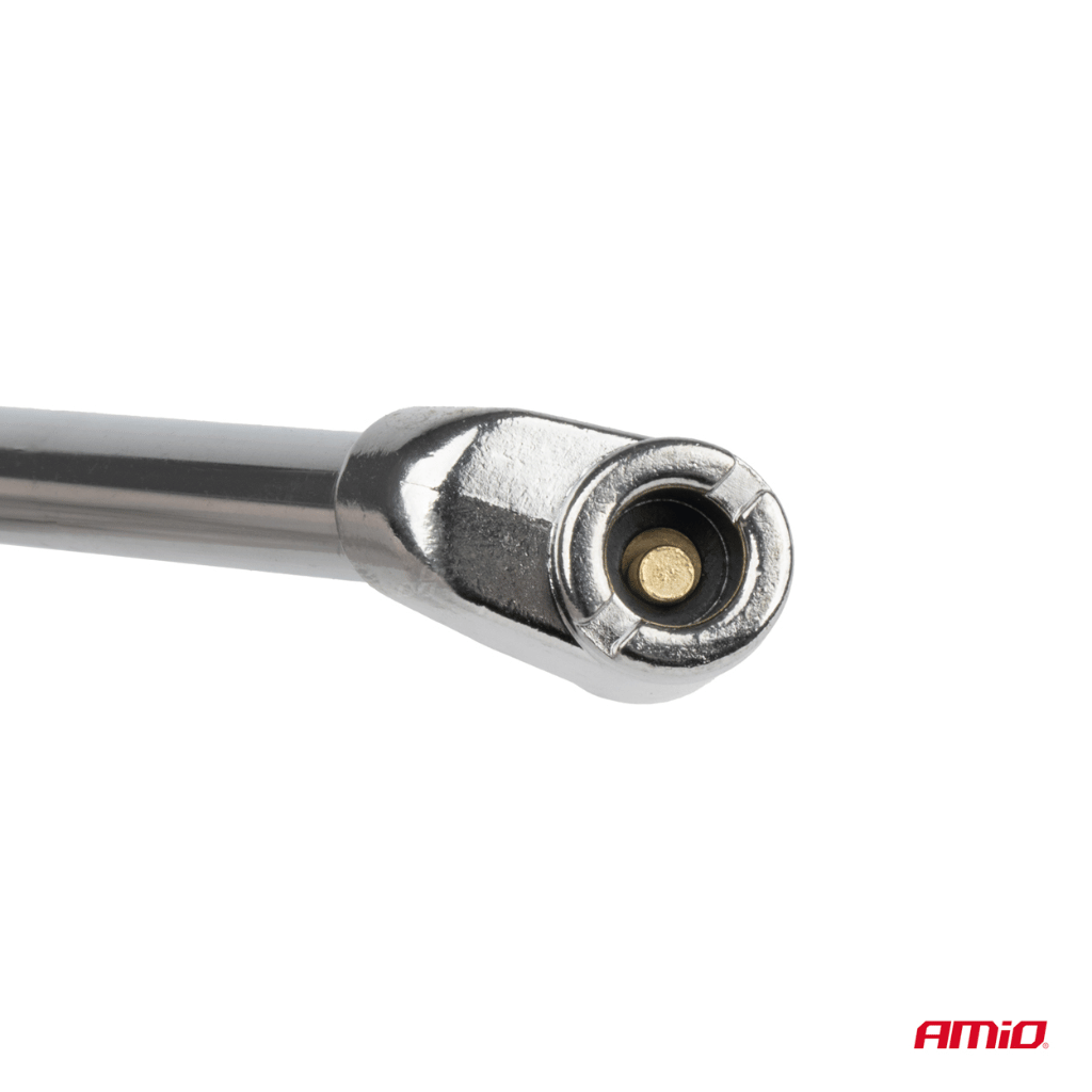 PG‑15 bar Tyre Pressure Gauge – Chrome Metal 0‑220 psi Pneumatic Dial