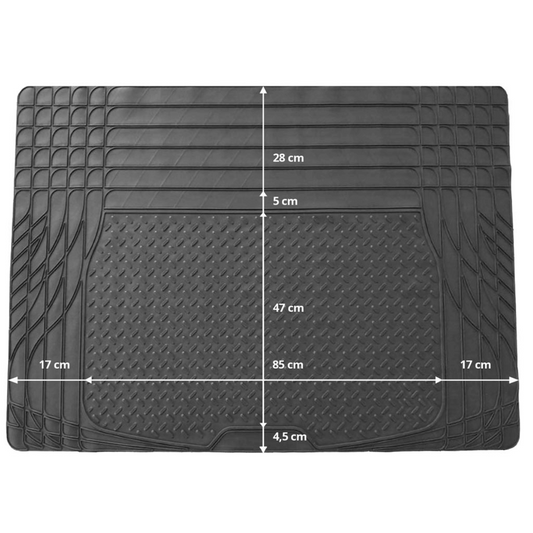 Universal Rubber Trunk Mat – 120x80cm Cut-to-Fit Boot Liner