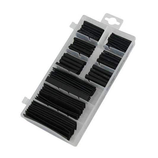 127-Piece Heat Shrink Tubing Assortment – Durable, Flame-Retardant, and Versatile Wire Insulation
