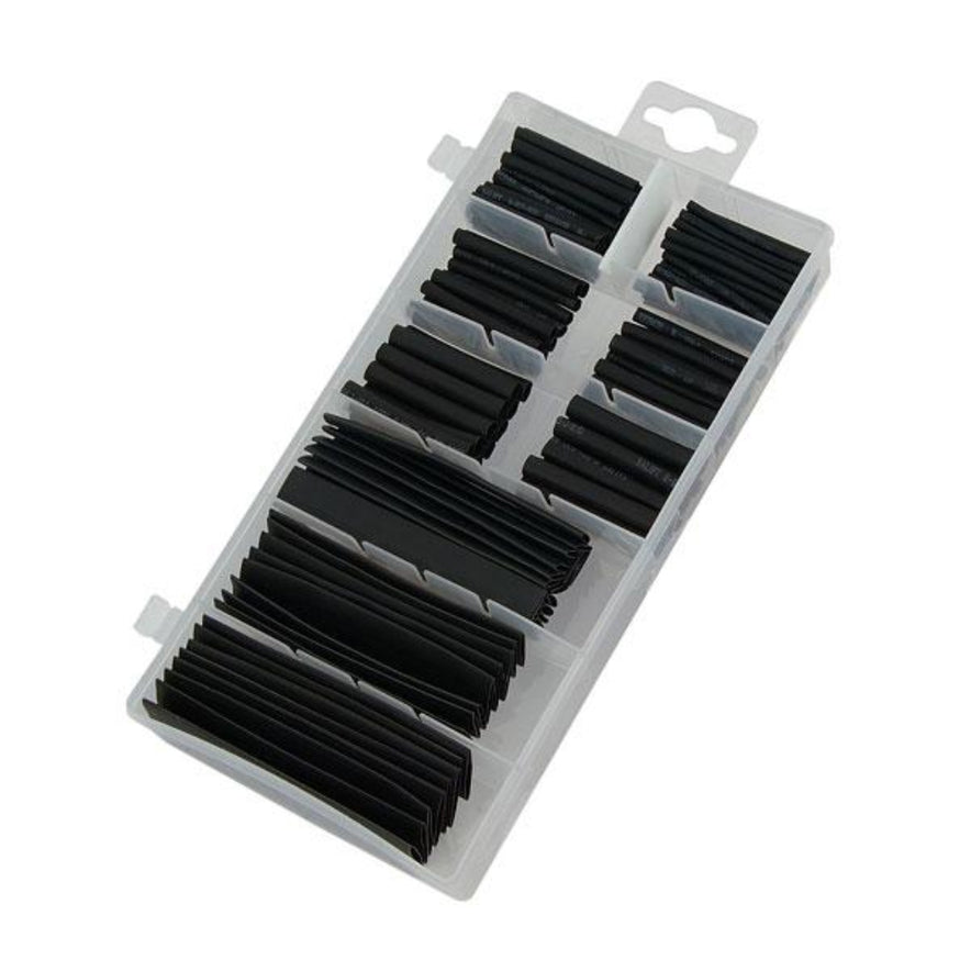 127-Piece Heat Shrink Tubing Assortment – Durable, Flame-Retardant, and Versatile Wire Insulation