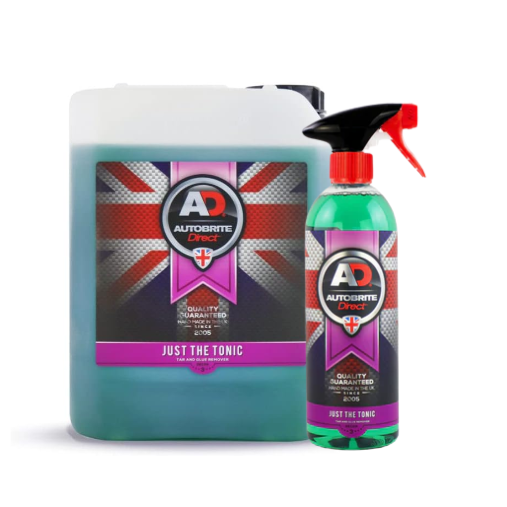 Just The Tonic Tar & Glue Remover β 500ml & 1lt | Fast-Acting Solvent-Based Cleaner for Automotive Surfaces