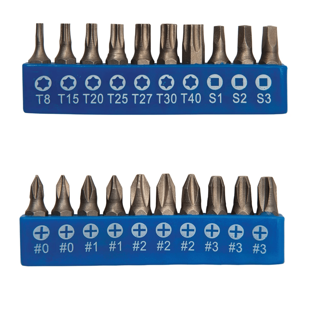 100 Piece Screwdriver & Bit Set – Magnetic Tips & Storage Stand