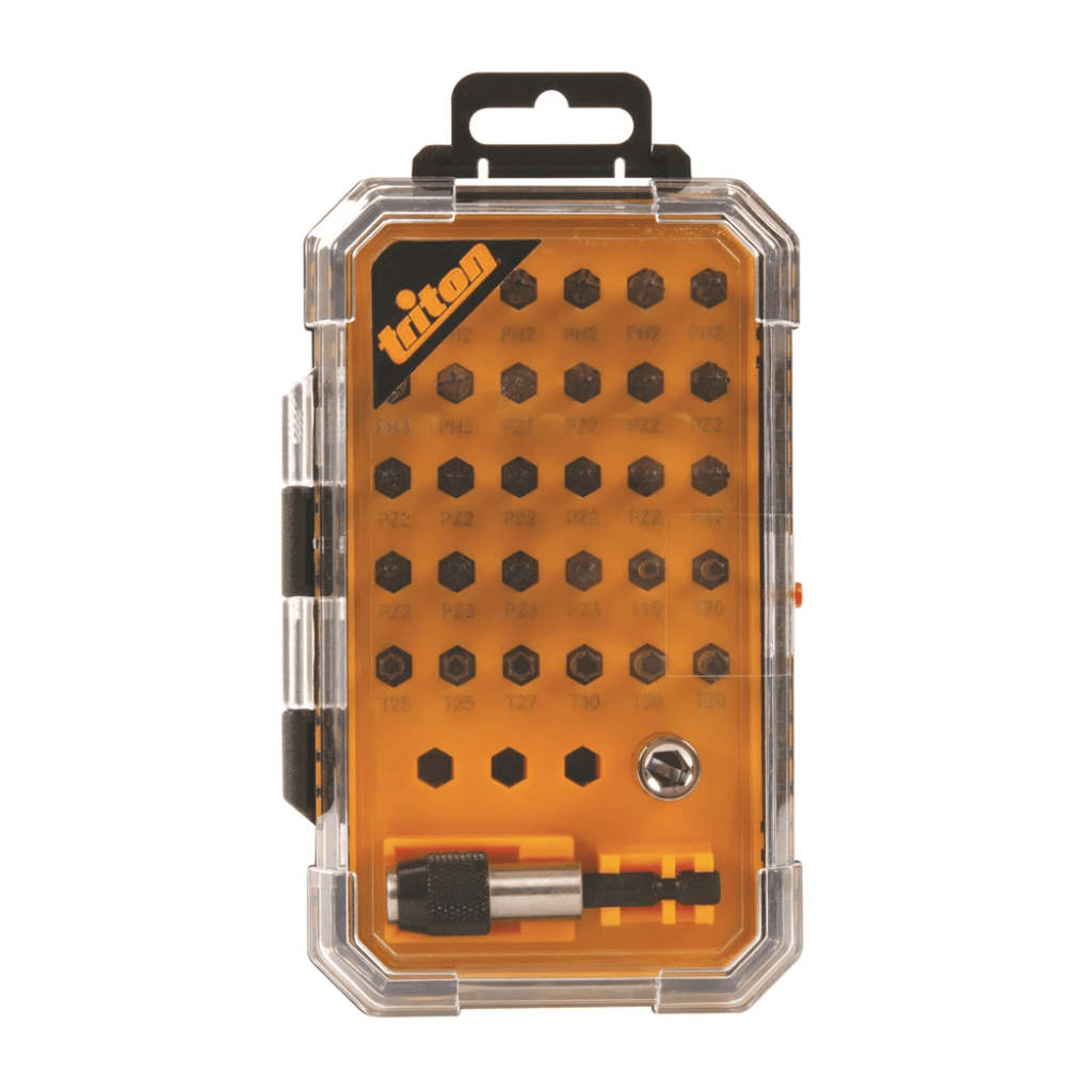 32-Piece Impact Screwdriver Bit Set – S2 Steel, Magnetic Holder