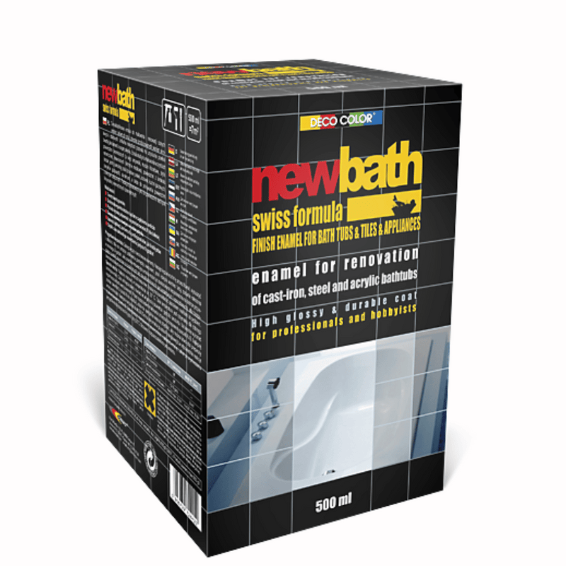 Deco Color New Bath Swiss Formula White Bath Renovation Paint Kit 420ml