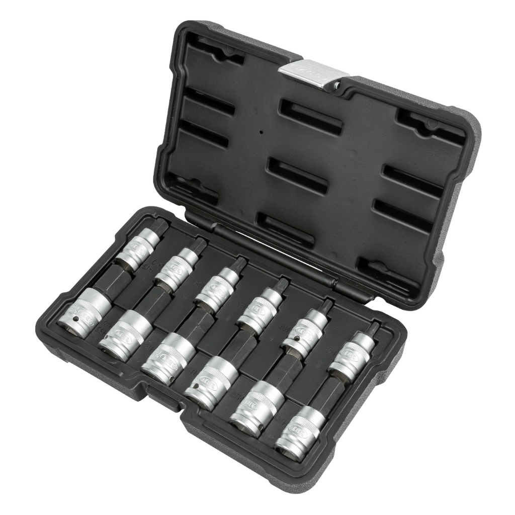 12-Piece 1/2'' Hex Bit Socket Set – Durable & Precision Engineered