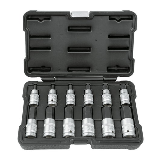 12-Piece 1/2'' Hex Bit Socket Set – Durable & Precision Engineered