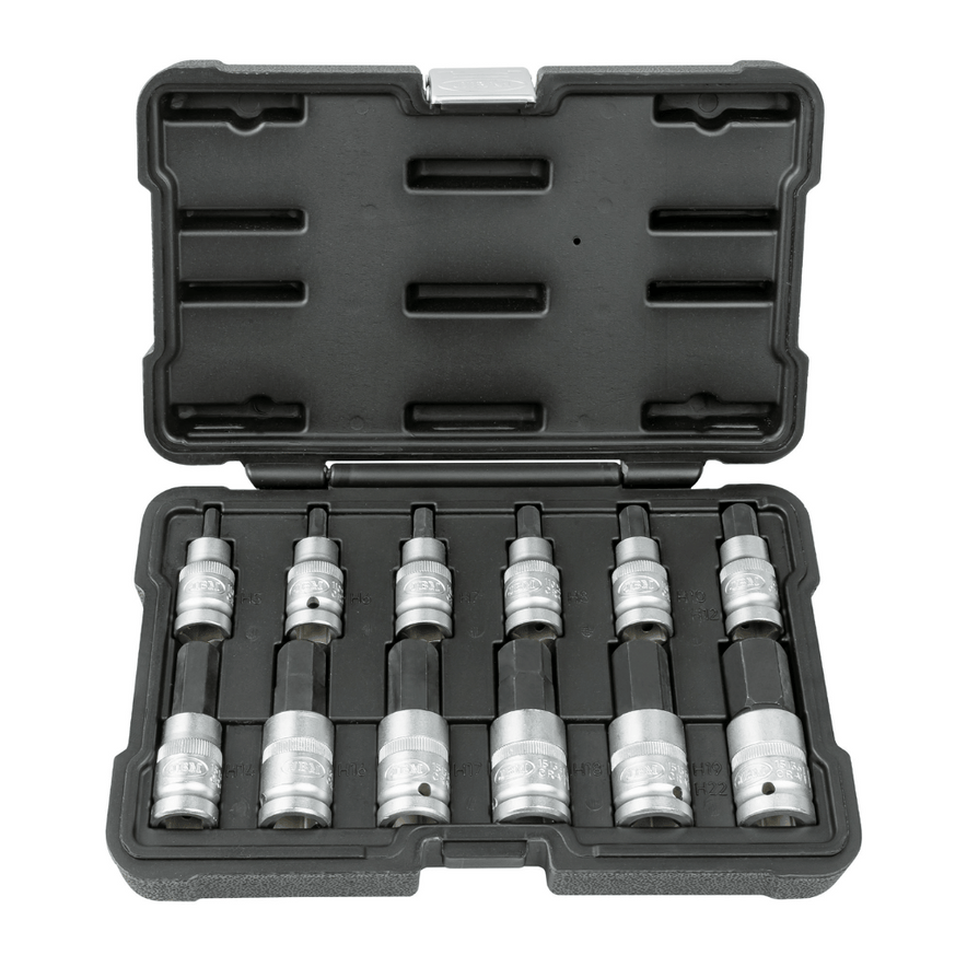 12-Piece 1/2'' Hex Bit Socket Set – Durable & Precision Engineered