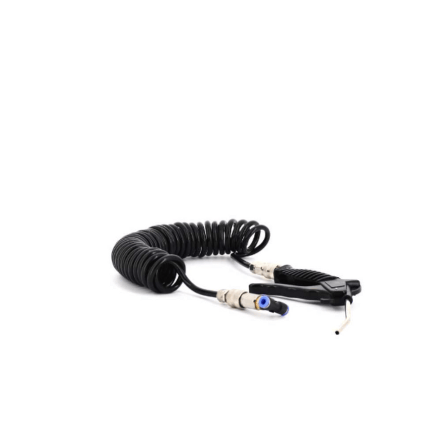 Air Blow Gun 3/8″ with 5 m Recoil Hose – PU Coil, Steel Nozzle