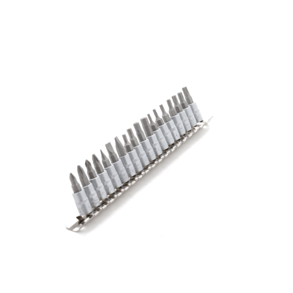 18‑Piece 1/4″ Drive Bit Socket Set – PH, PZ, SL, Hex & Torx S2 Steel