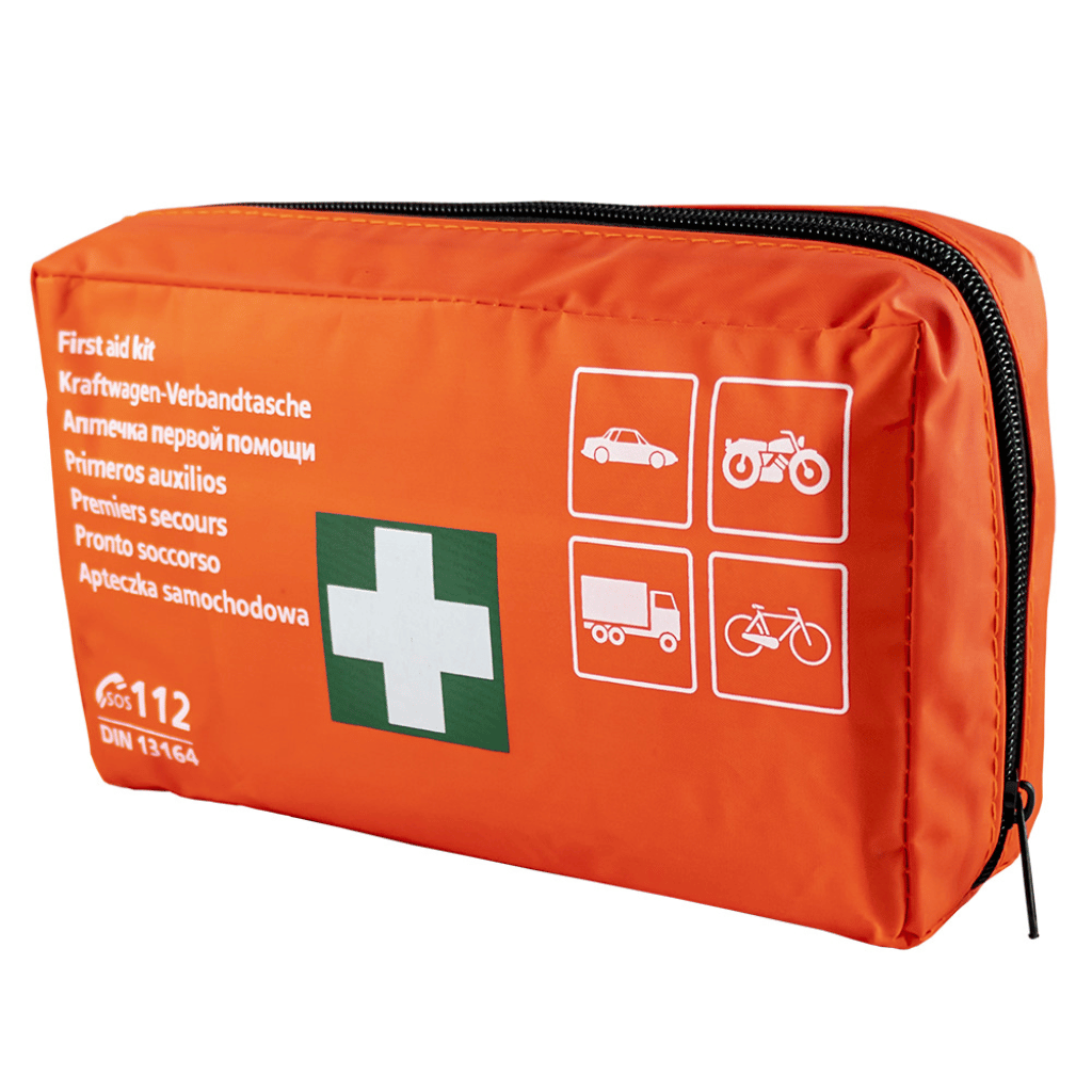 DIN 13164 First‑Aid Kit – Compact Car & Travel Emergency Pack, Full Contents