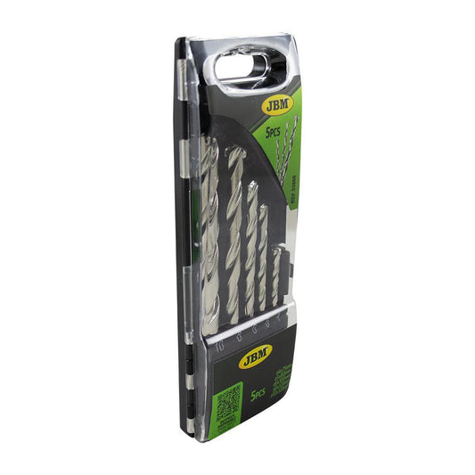 5-Piece Masonry Drill Bit Set Carbon Steel 4mm - 10mm