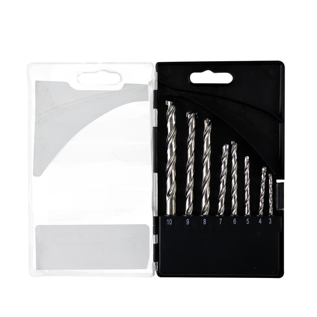 8-Piece Masonry Drill Bit Set (3-10mm) – Precision & Durability for Concrete & Brick