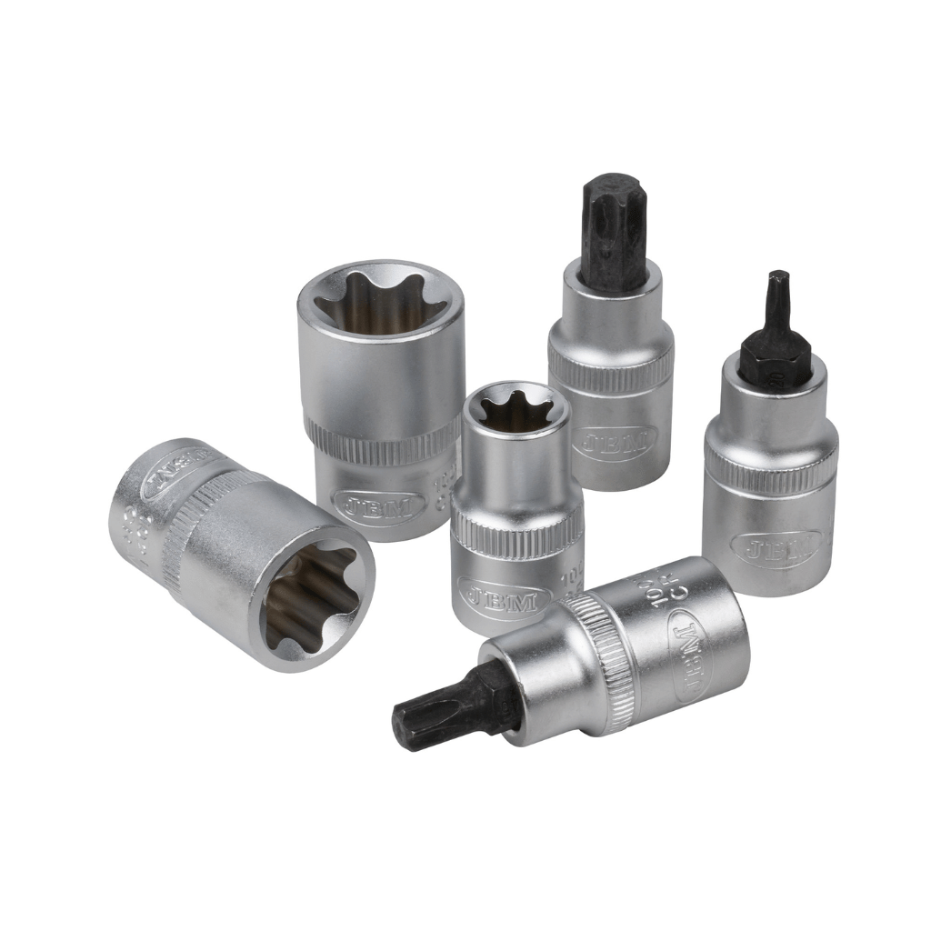 19-Piece 1/2'' Torx Socket & Bit Set – Durable & Versatile Tool Kit