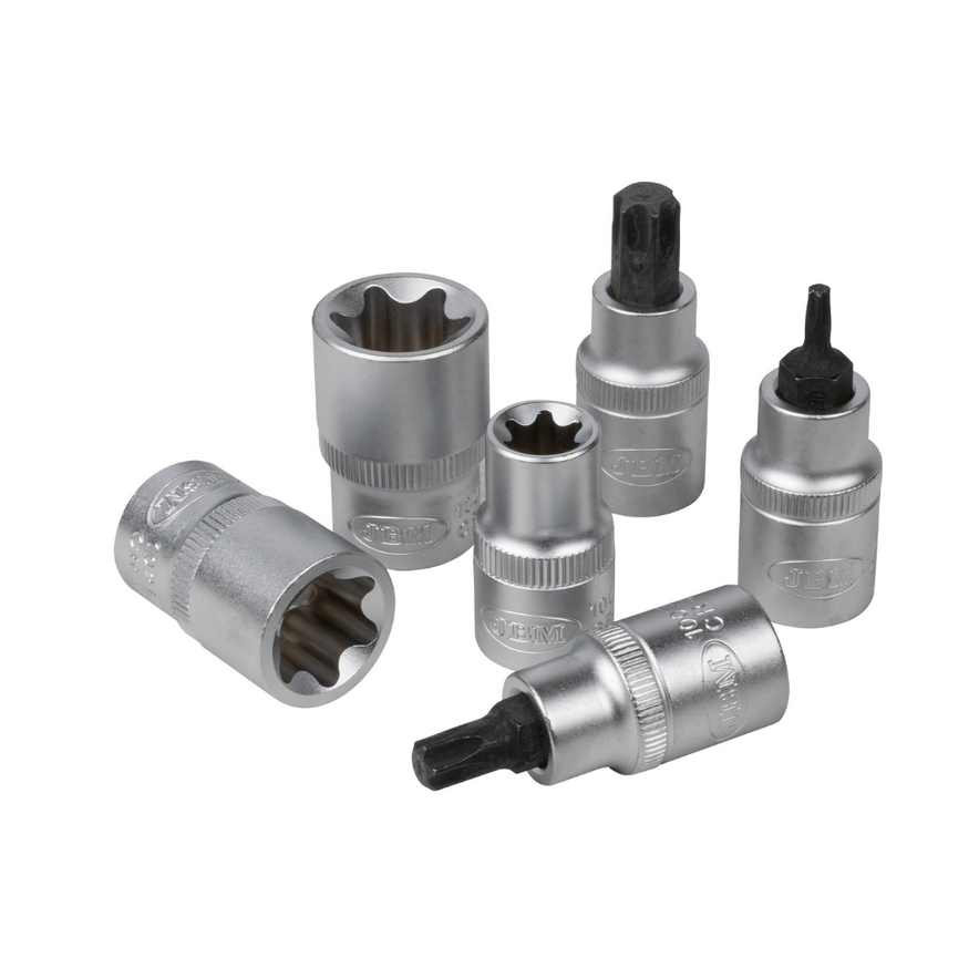 19-Piece 1/2'' Torx Socket & Bit Set – Durable & Versatile Tool Kit