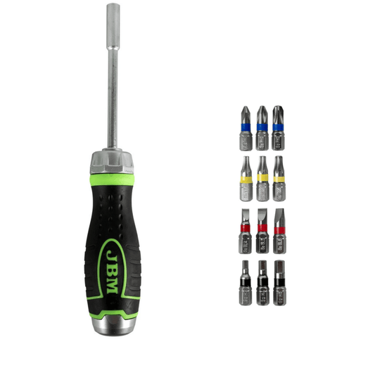 12-in-1 Ratchet Screwdriver – Versatile and Durable Tool for Professionals and DIYers