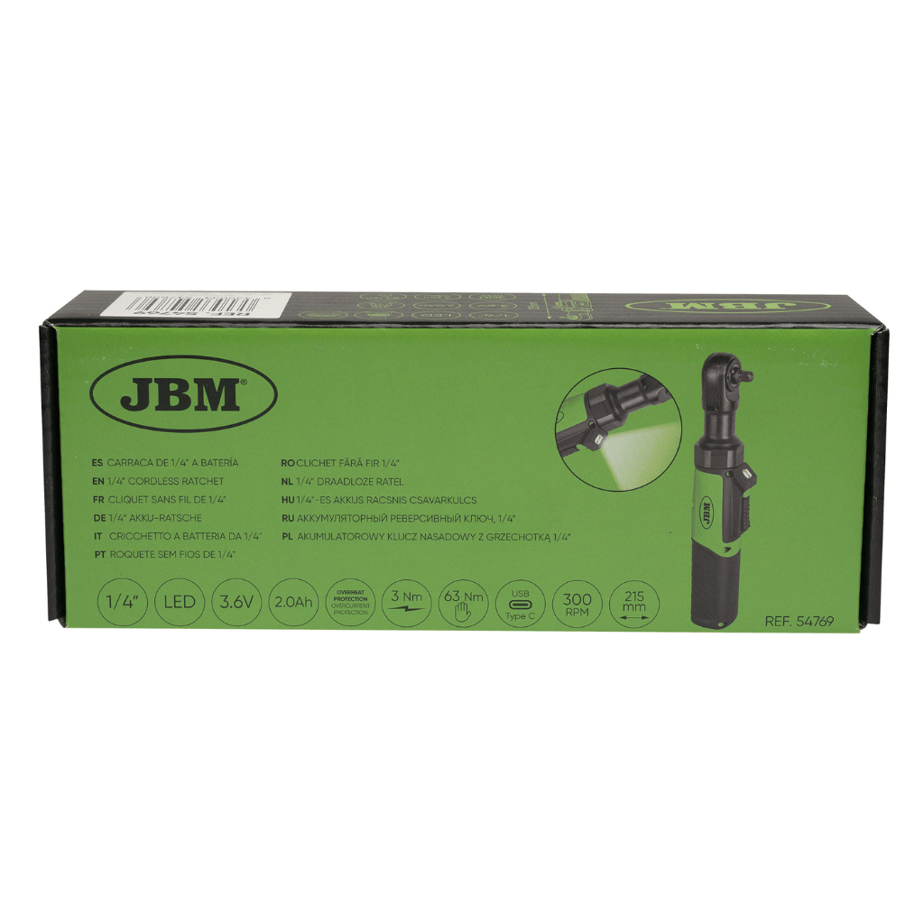 Cordless Ratchet Wrench with Charger 3.6V 1/4" – Compact & Rechargeable
