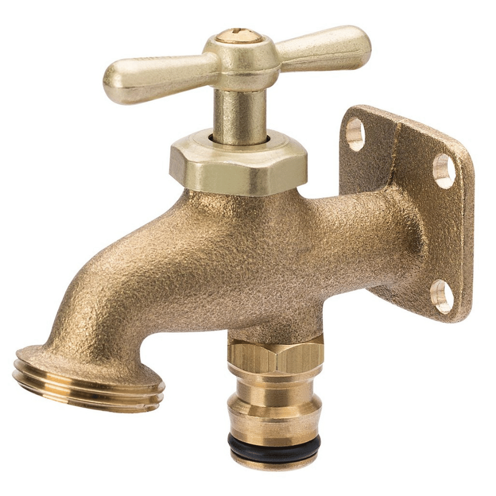 Draper 02251 Take‑Anywhere Brass Garden Tap – Solid Brass, Hoses Anywhere