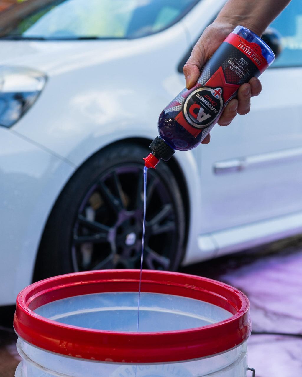 Autobrite Direct Purple Velvet 500ml & 5lt Luxury High‑Gloss Car Shampoo – 1500:1 Dilution