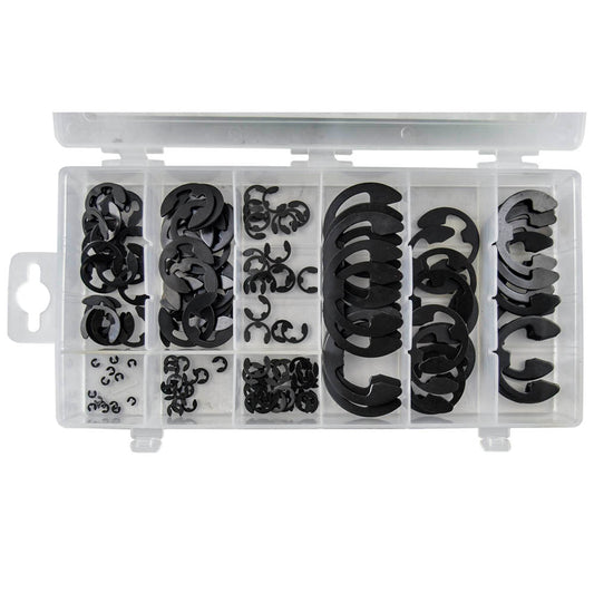 E-Circlip Assortment Kit (150 PCS) – Durable E-Clips for Mechanical Applications