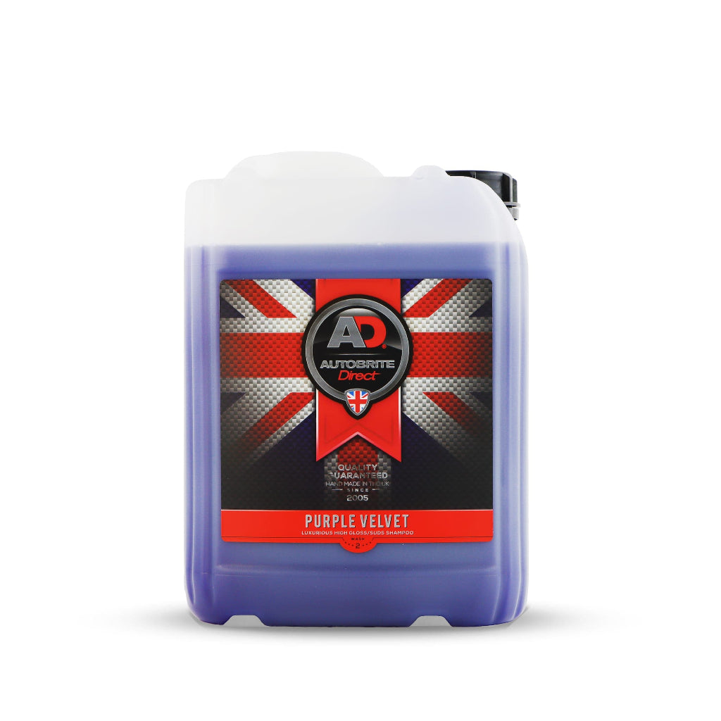 Autobrite Direct Purple Velvet 500ml & 5lt Luxury High‑Gloss Car Shampoo – 1500:1 Dilution