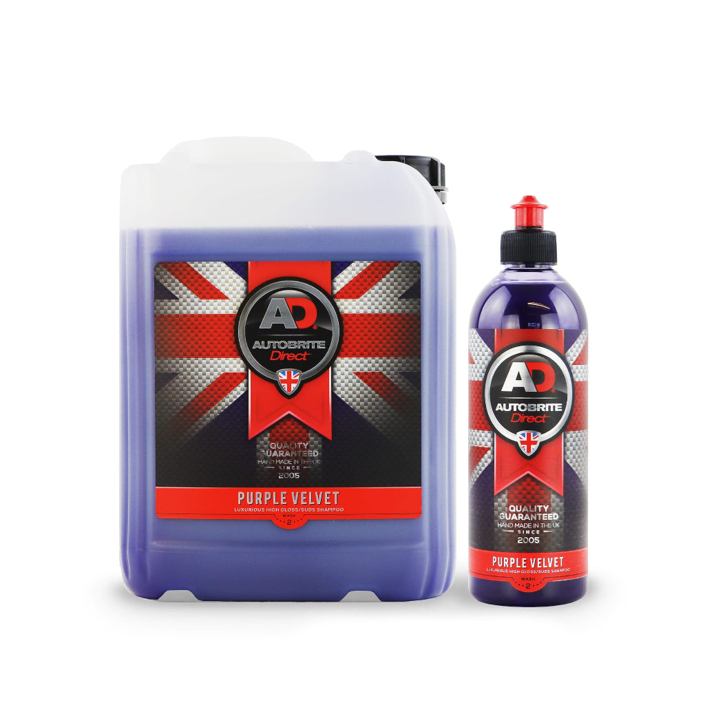 Autobrite Direct Purple Velvet 500ml & 5lt Luxury High‑Gloss Car Shampoo – 1500:1 Dilution