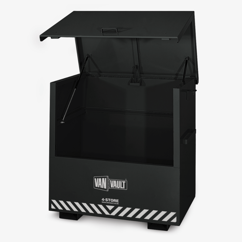Van Vault 4‑Store Secure Tool Storage Box – 3 mm Steel, Dual BS‑5 Locks, 173 kg
