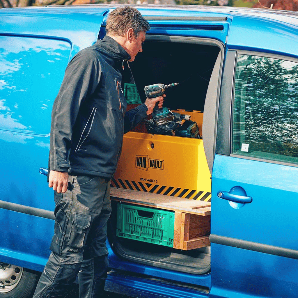 Van Vault 2 Secure Tool Storage Box – 48 kg Heavy‑Duty Steel, Police‑Approved Security