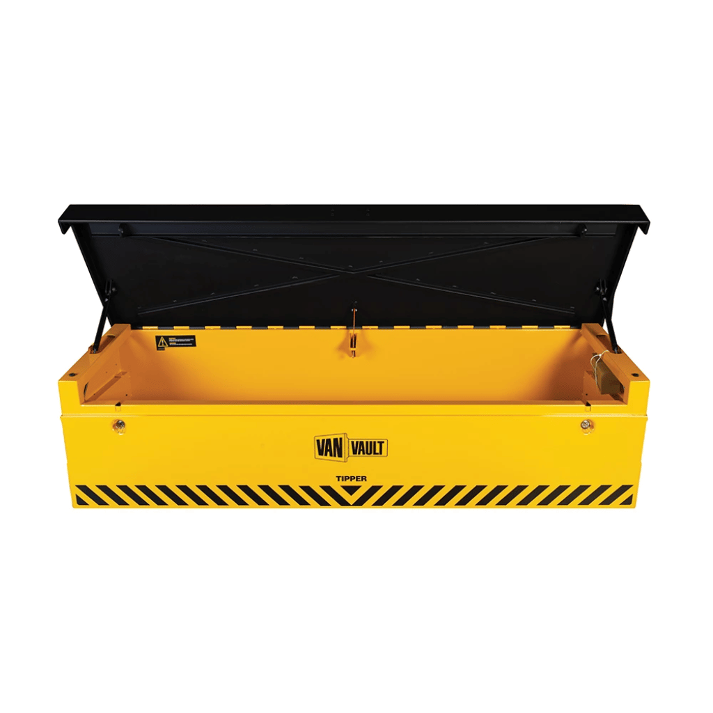 Van Vault Tipper Secure Tool Storage Box – 3 mm Steel, Vaultlock™ Disc Locks, 80 kg