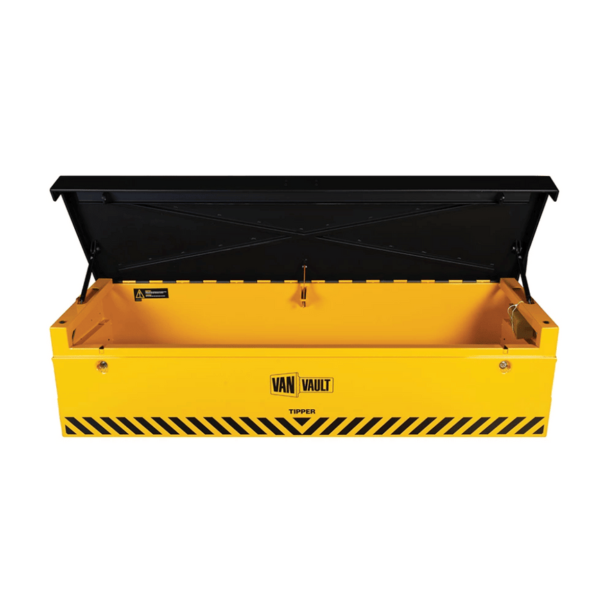 Van Vault Tipper Secure Tool Storage Box – 3 mm Steel, Vaultlock™ Disc Locks, 80 kg