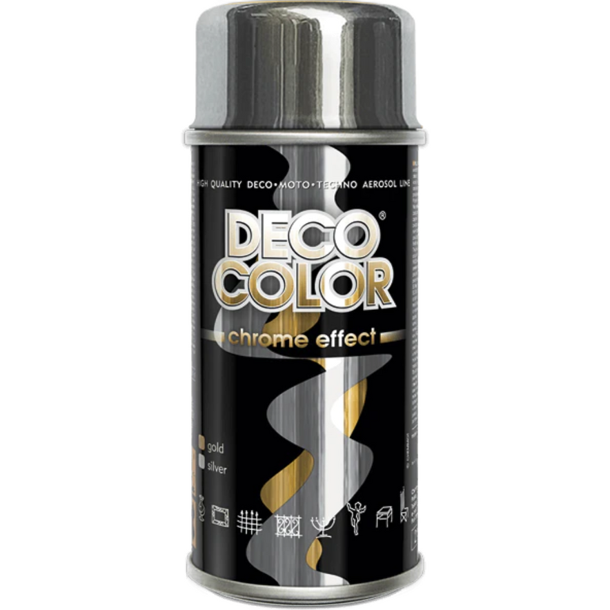 Chrome Effect Spray Paint - Mirror Finish for Stunning Decorative Projects