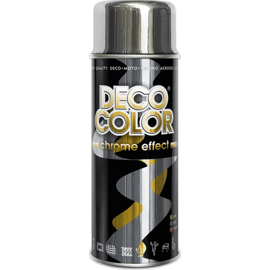 Chrome Effect Spray Paint - Mirror Finish for Stunning Decorative Projects