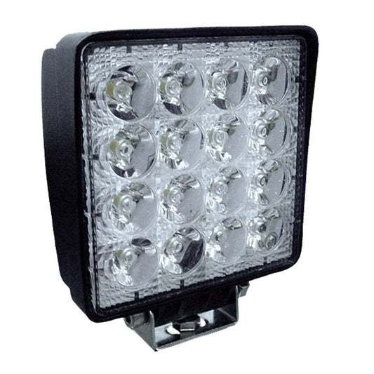 48W Square LED Work Light – 2,800 Lumens, IP67 Waterproof, Wide Voltage Range