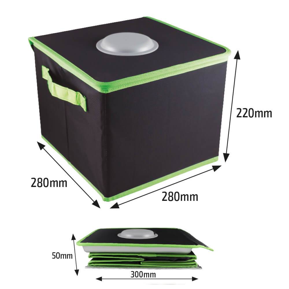 Steriliser Ozone Treatment Box Foldable Portable USB 280mm x 280mm x 220mm