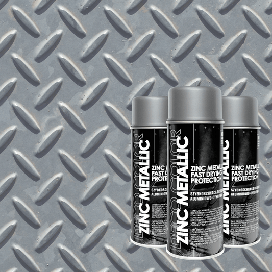 Zinc Metallic Spray – High-Gloss Aluminum-Zinc Protective Coating