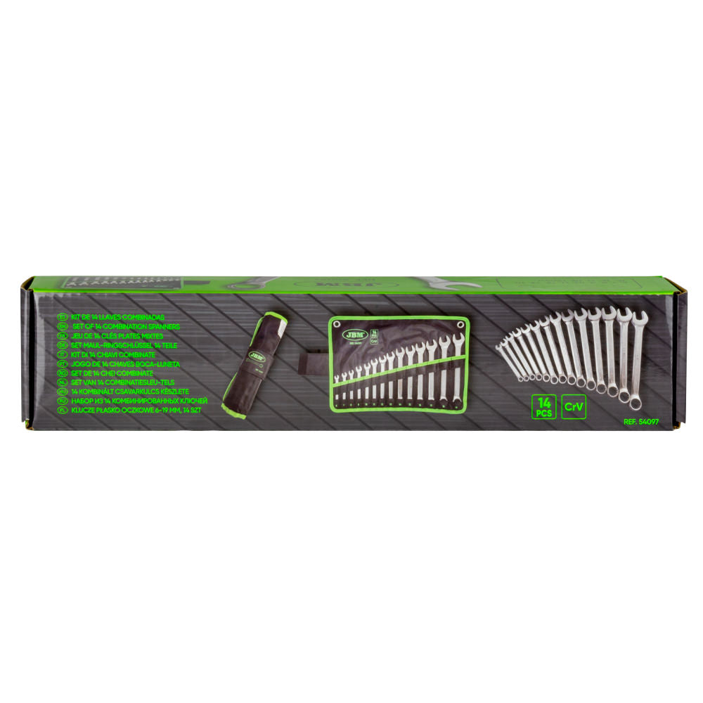 14-Piece Combination Spanner Set – Versatile and Durable Tool Kit for Fastening Tasks