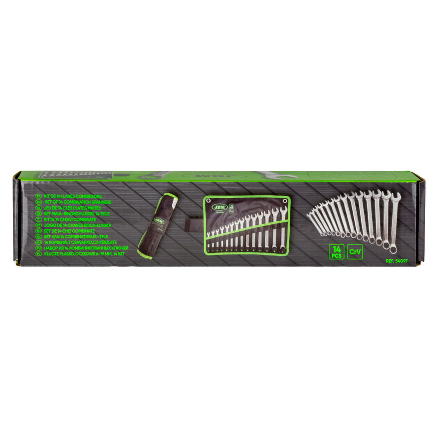 14-Piece Combination Spanner Set – Versatile and Durable Tool Kit for Fastening Tasks