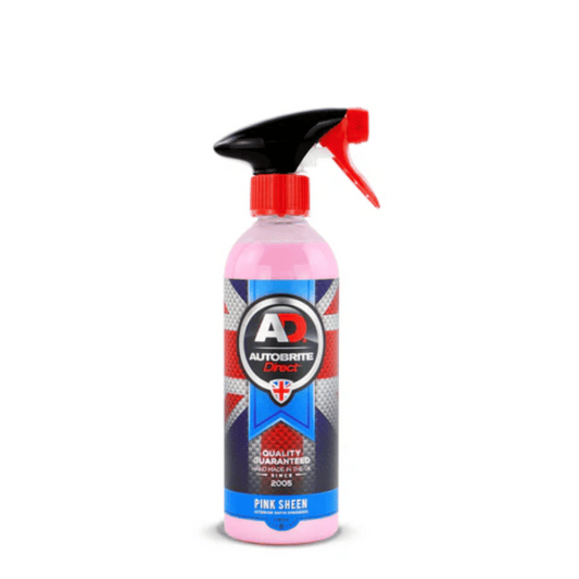 Autobrite Direct Pink Sheen 500 ml Satin Plastic Dressing – Interior & Exterior Trim Cleaner