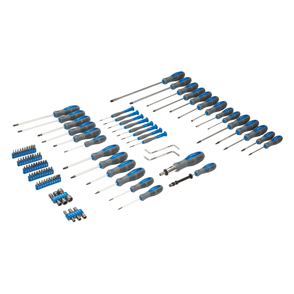 100 Piece Screwdriver & Bit Set – Magnetic Tips & Storage Stand
