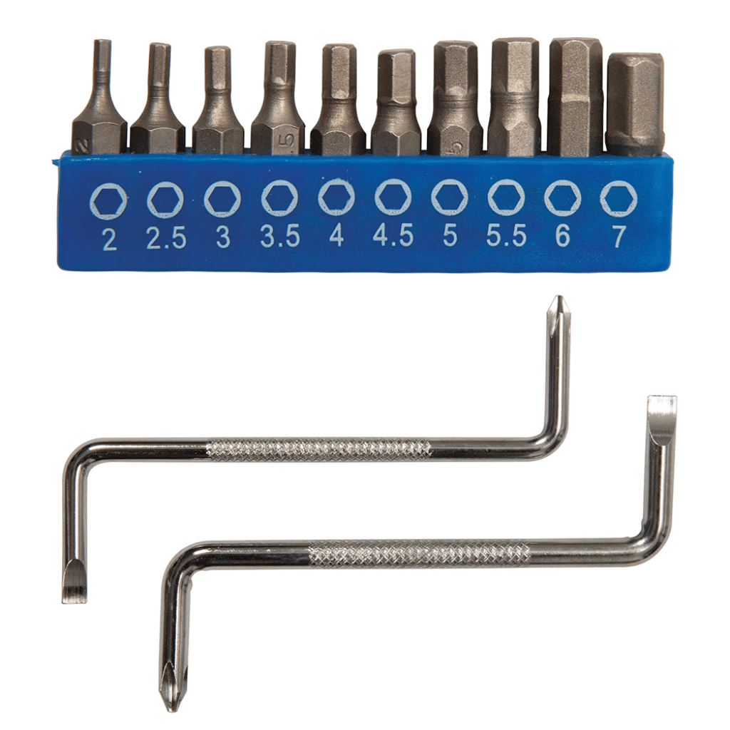100 Piece Screwdriver & Bit Set – Magnetic Tips & Storage Stand