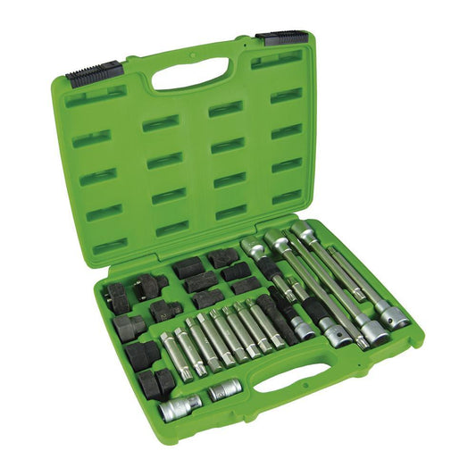 30-Piece Alternator Pulley Tool Set – Comprehensive Solution for Alternator Maintenance