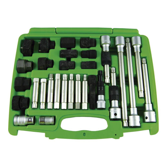 30-Piece Alternator Pulley Tool Set – Comprehensive Solution for Alternator Maintenance