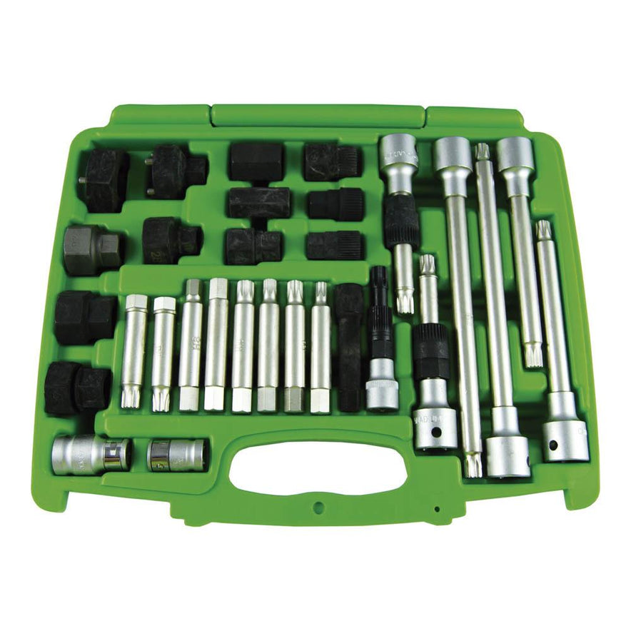 30-Piece Alternator Pulley Tool Set – Comprehensive Solution for Alternator Maintenance