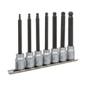 7‑Piece Allen Ball‑Pin Set (3/8″ Dr) – Cr‑V Long Reach Hex, Ball‑End Pins