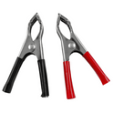 Set of 2 Electrical Clip Assortment – Crocodile Clips for Battery & Test Leads