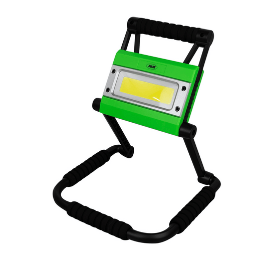 Rechargeable LED Work Light 1500 Lm – COB, Foldable Stand, Magnetic & Hook Mount