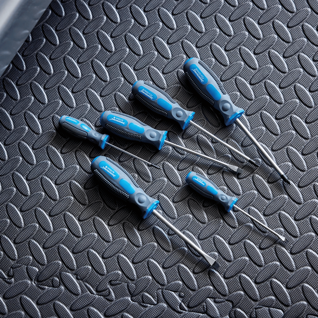 6‑Piece General Purpose Screwdriver Set – Chrome Vanadium, Soft‑Grip Handles