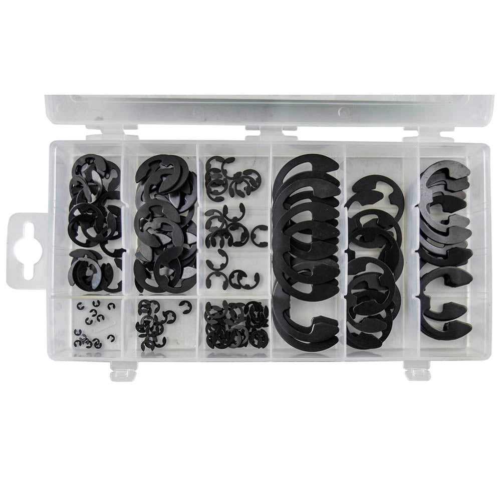 E-Circlip Assortment Kit (150 PCS) – Durable E-Clips for Mechanical Applications