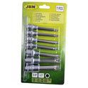 7-Piece Torx Bit Socket Set – Durable CrV Steel with 3/8" & 1/2" Drives