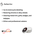 Autobrite Direct MetalWorx Metal Cleaner & Polish 100 g – Chrome, Exhaust & Alloy Shine Paste