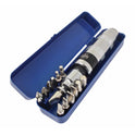 Heavy Duty 1/2in Hand Impact Screw Driver 13 Impact Screwdriver Bits In Case